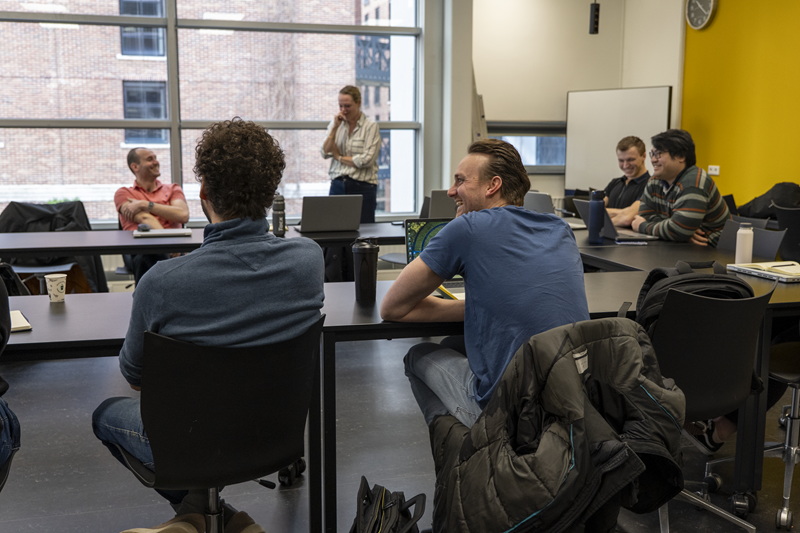 people in a classroom